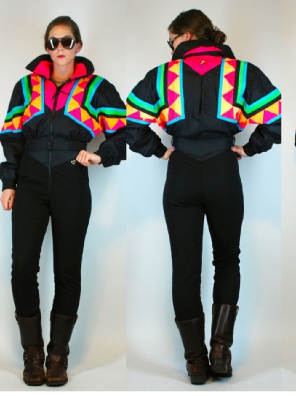 Vintage Obermeyer Women Hocus Pocus Ski Suit Jumpsuit Snow
